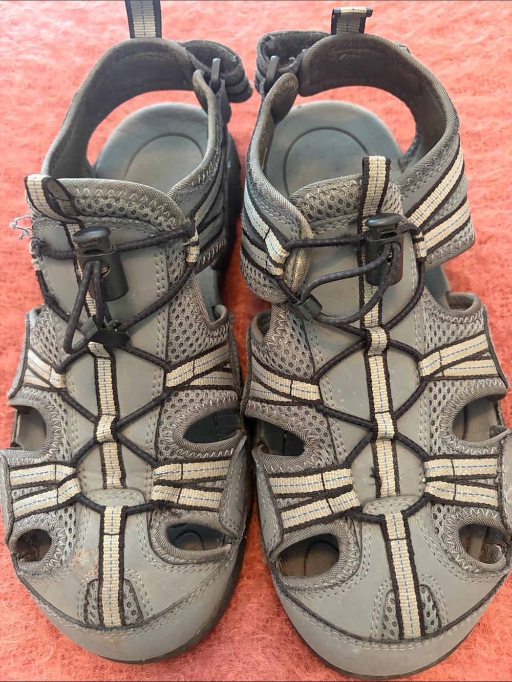 Lands End Outdoor Sport Sandals with Bungee Lacing- waterproof